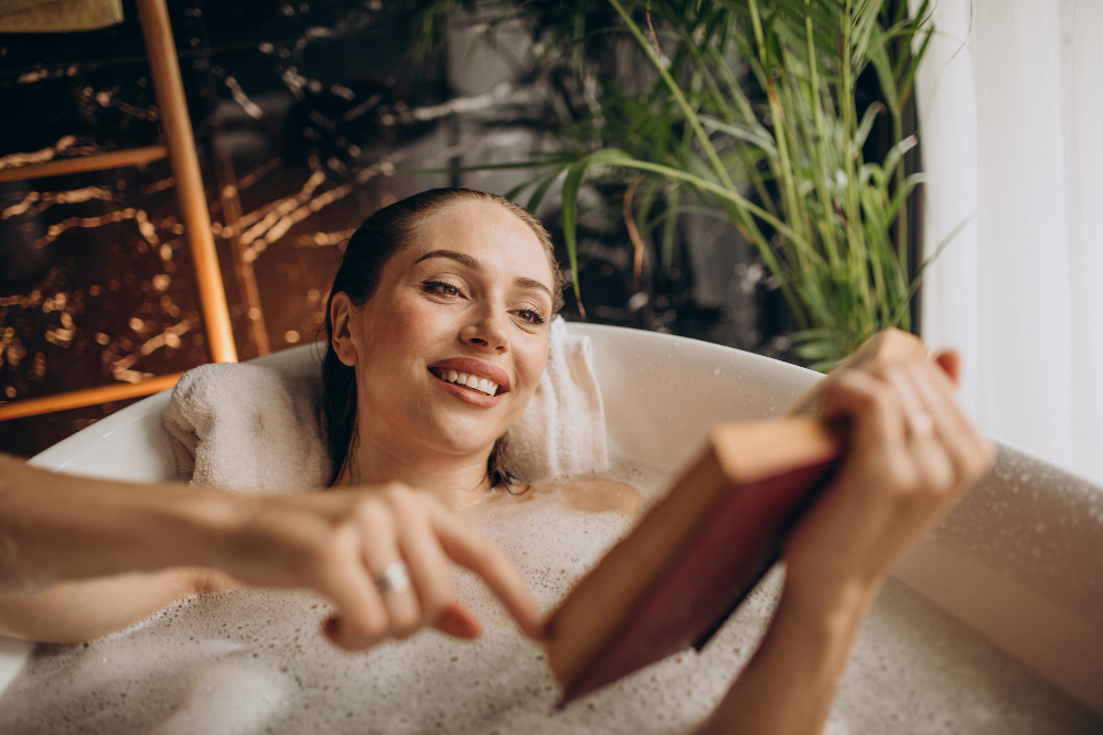 green tea bath