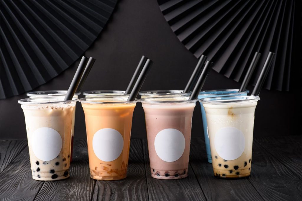 different types of milk tea