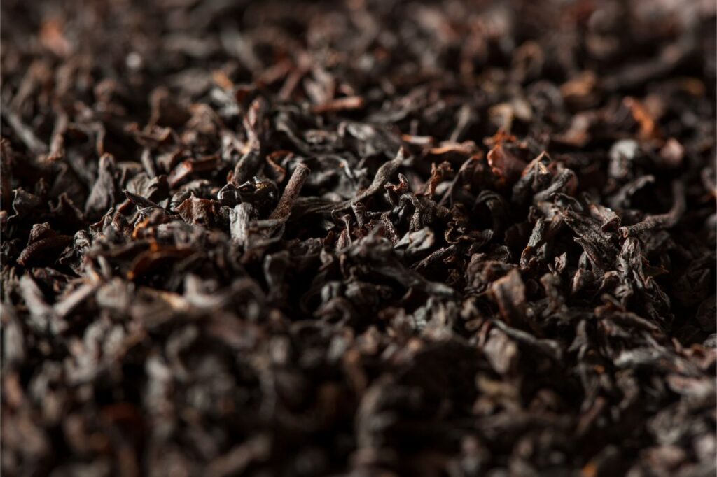 black loose leaf tea